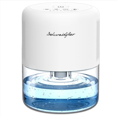 Dehumidifier for Home Small Quiet Dehumidifiers for 44OZ Water Tank Auto Defrost and Shutoff 10 Colors Light 4 Timer Options 3 Modes Portable Dehumidifiers for Bedroom Bathroom Closet RV