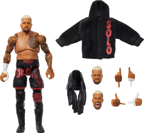 Mattel WWE Ultimate Edition Action Figure & Accessories, 6-inch Bray Wyatt Collectible Set, Swappable Heads & Hands, 30 Articulation Points