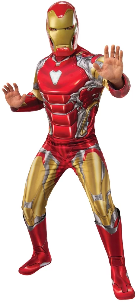 Rubie's Iron Man Deluxe Men's Halloween Fancy-Dress Costume for Adult, Standard