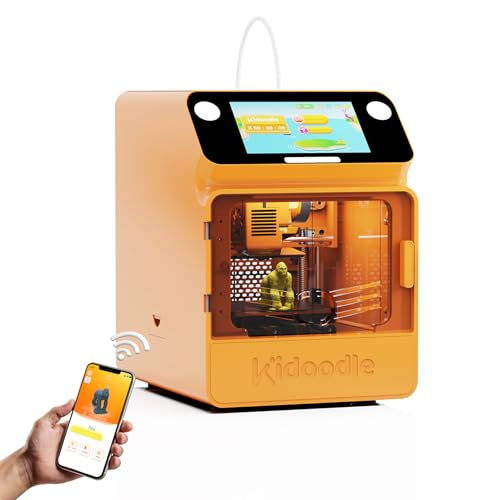 Kidoodle Mini 3D Printer for Kids & Beginners, 600mm/s High Speed Printing, Auto-Leveling/Child-Safe Design/5