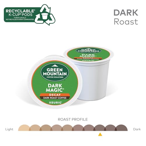 Green Mountain Coffee Roasters Dark Magic Keurig Single-Serve K-Cup Pods, Dark Roast Coffee, 72 Count