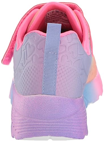 Skechers girl's Street Uno Lite-Bright Hearts Sneaker