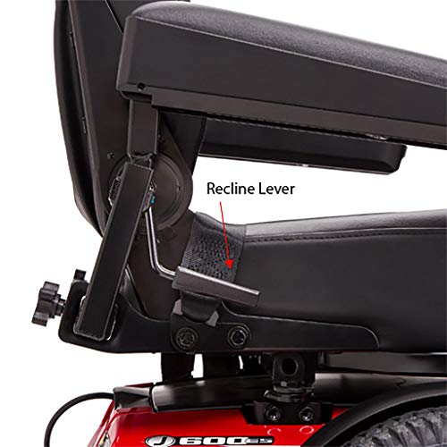 Pride Jazzy 600 ES Electric Wheelchair with Inside Delivery and Setup Option (Curbside Delivery, 20