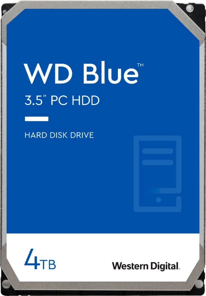 WD - Desktop Everyday 4tb Internal SATA Hard Drive for Desktops
