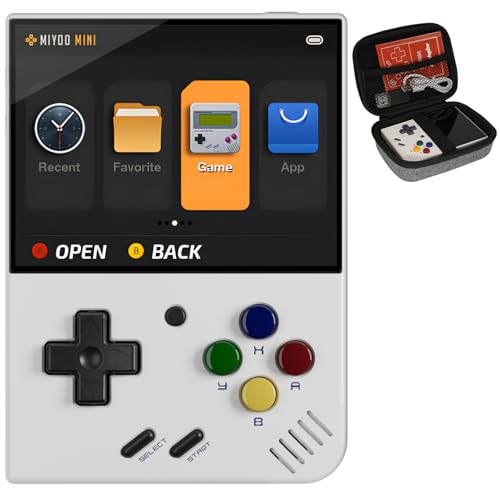 Miyoo Mini Plus 128GB Retro Game Console – Handheld Portable Gaming System, 3.5