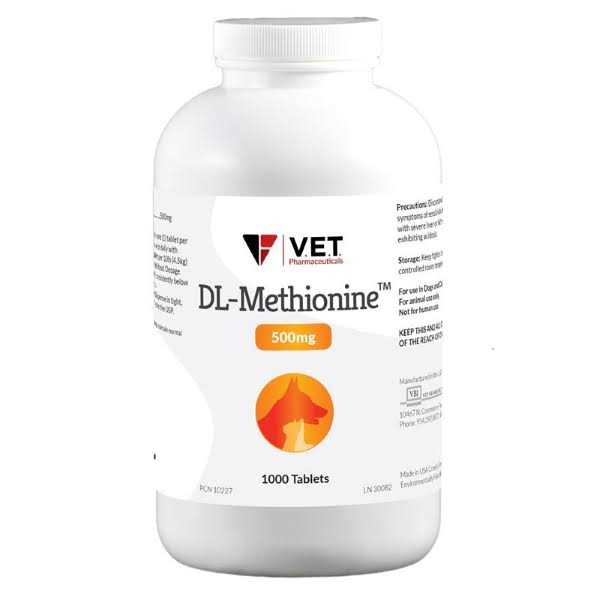 DL-Methionine 500mg - Pet Supplies online store