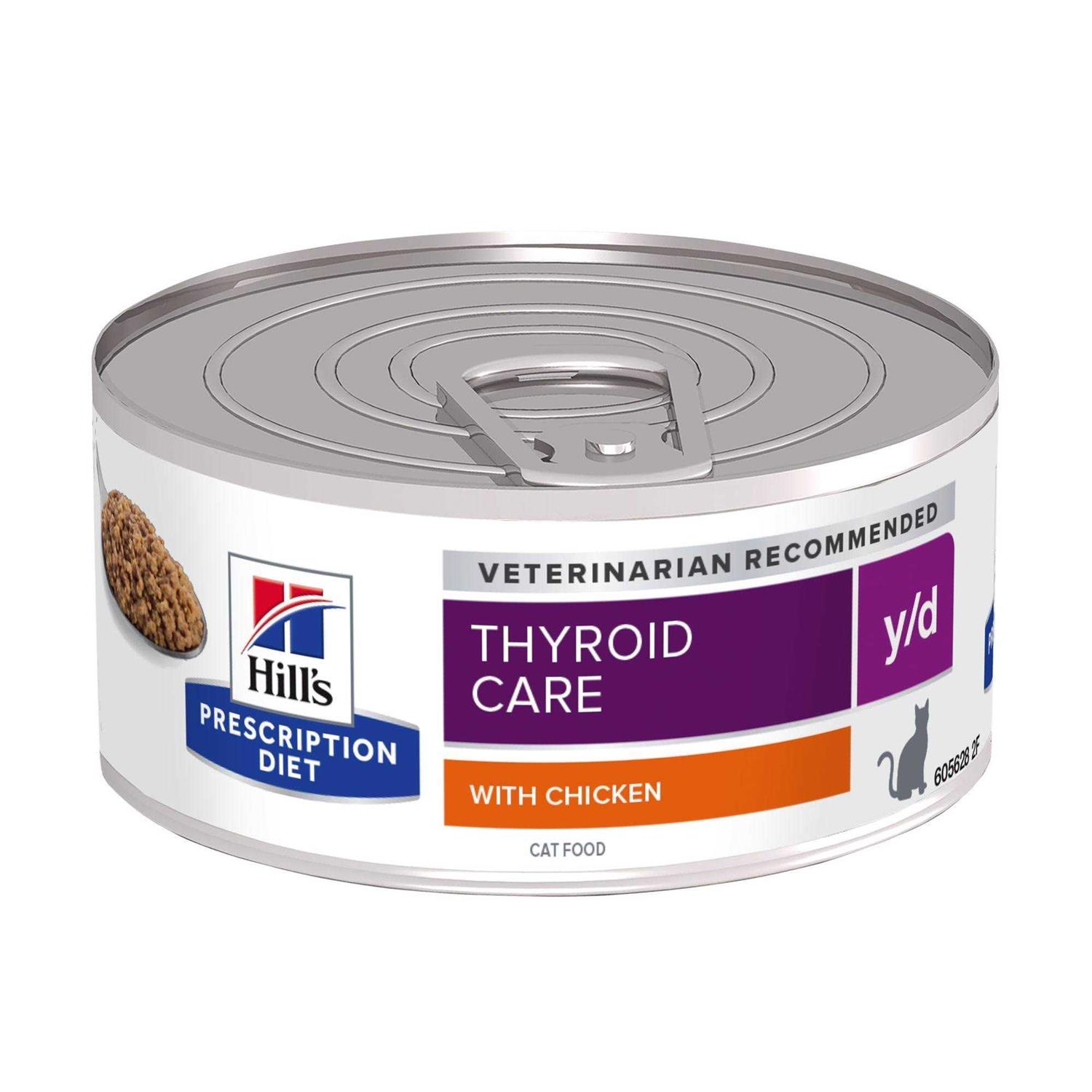 Prescription Diet y/d Thyroid Care Feline Canned Food - Pet Supplies online store