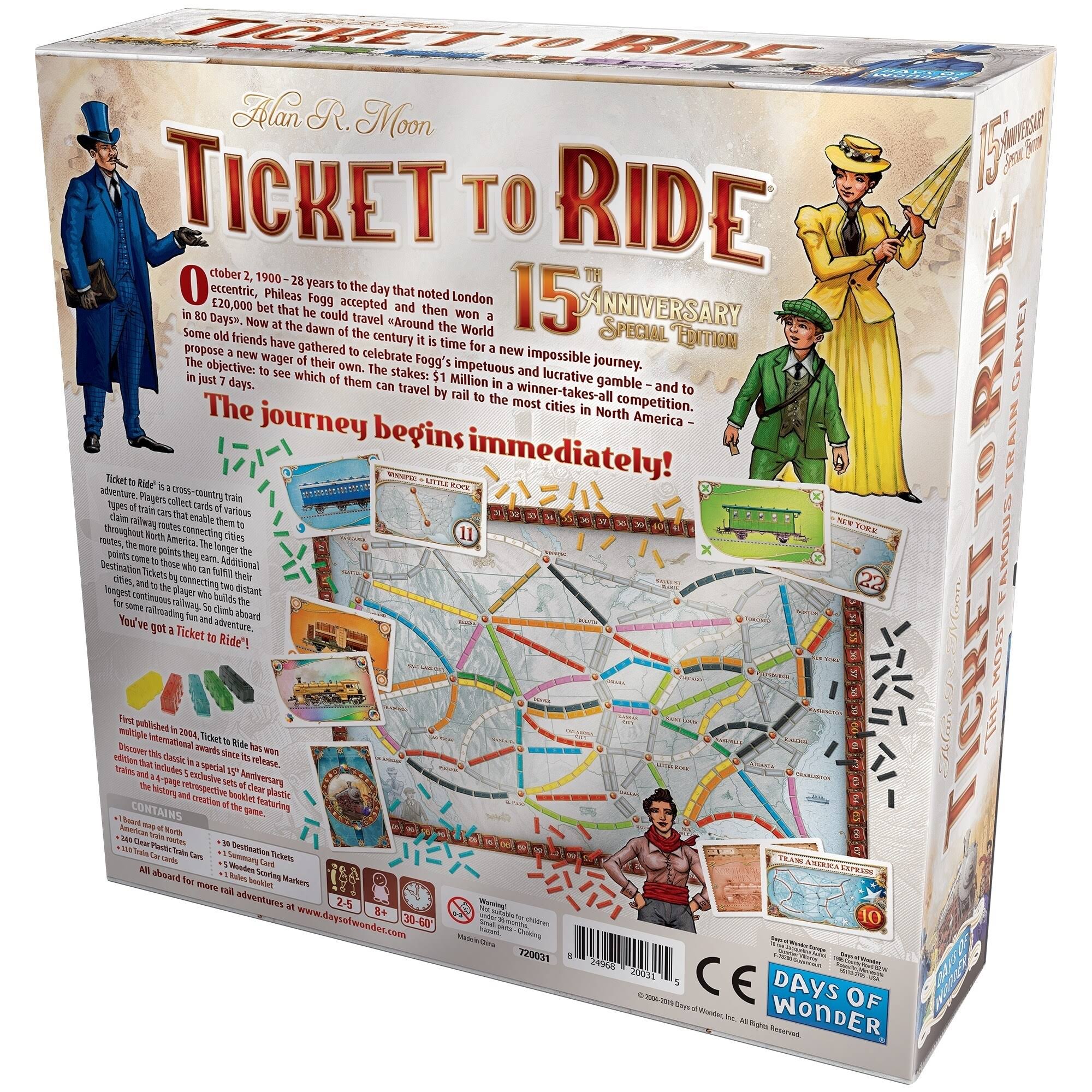 Ticket to Ride - 15th Anniversary Edition