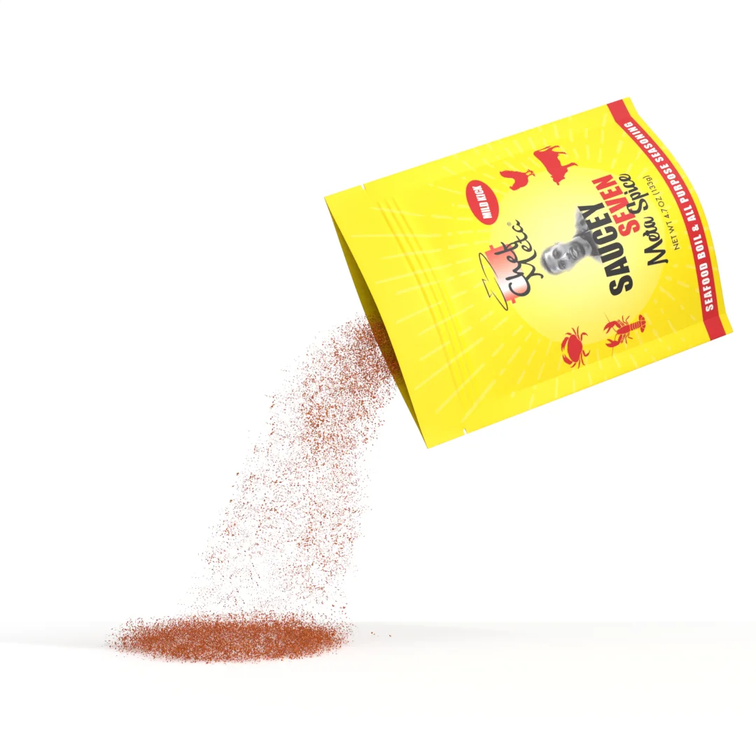 Chef Meta Premium Spices Cajun Seafood Boil And All Purpose Seasoning Sauce Mix For Crawfish, Shrimp, Crab, Lobster, Mussels, potatoes, corn, sausage vegetables and more. 4.7oz (pack of 1)