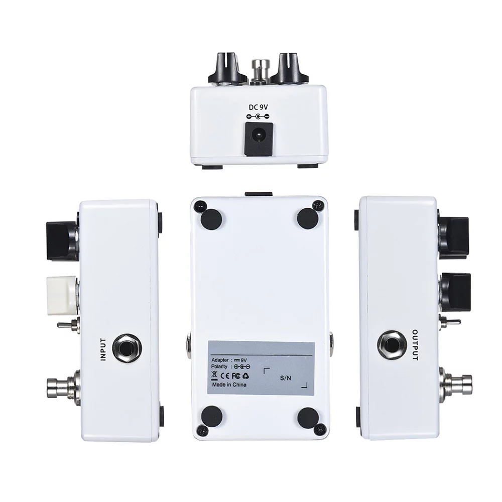 ammoon POCKVERB Reverb & Delay Guitar Effect Pedal 7 Reverb Effects + 7 Delay Effects With Tap Tempo Function True Bypass