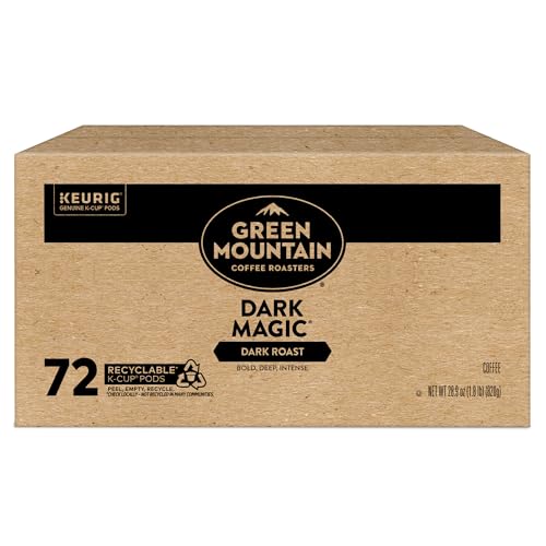 Green Mountain Coffee Roasters Dark Magic Keurig Single-Serve K-Cup Pods, Dark Roast Coffee, 72 Count