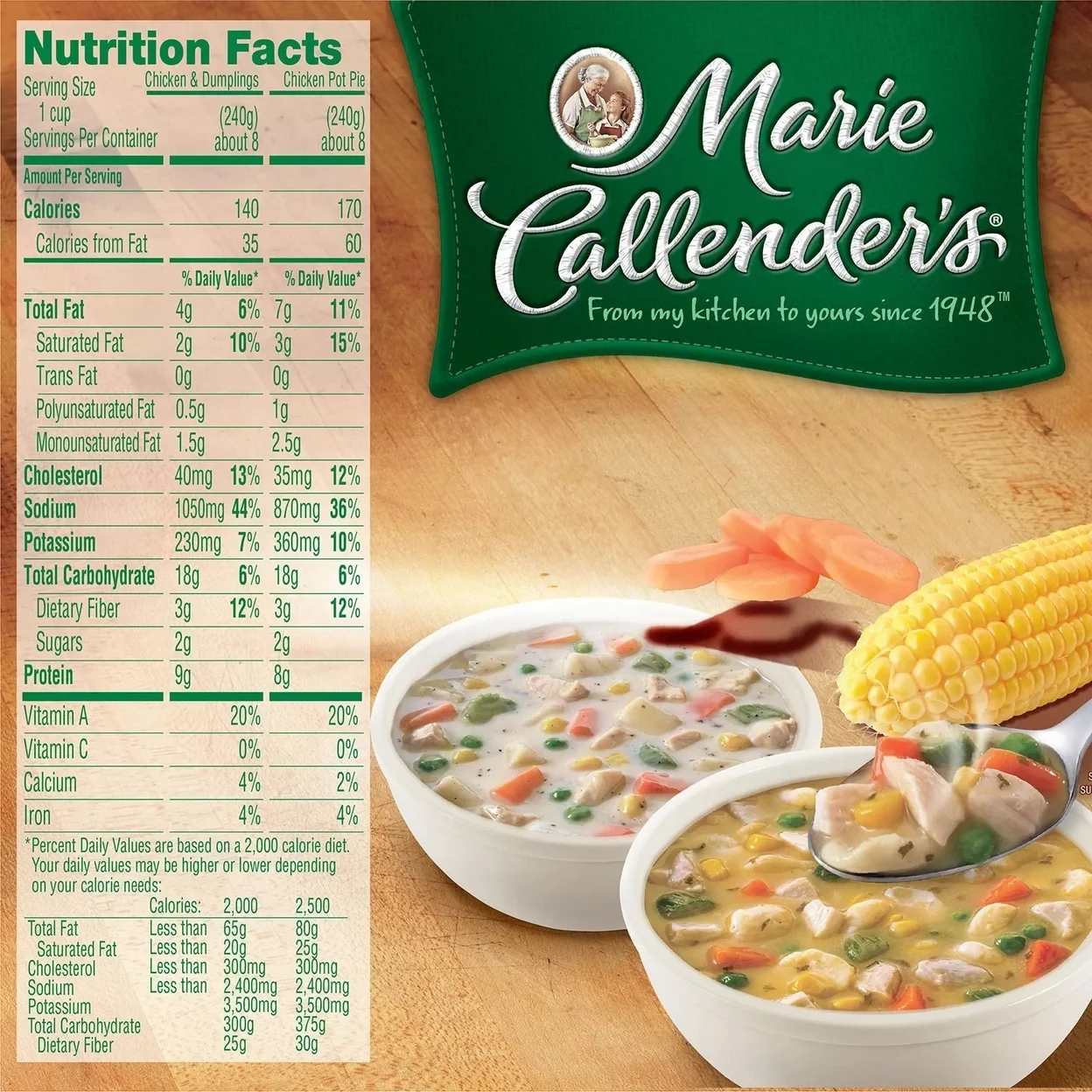 Marie Callender Chicken Variety Soup 8 Pack