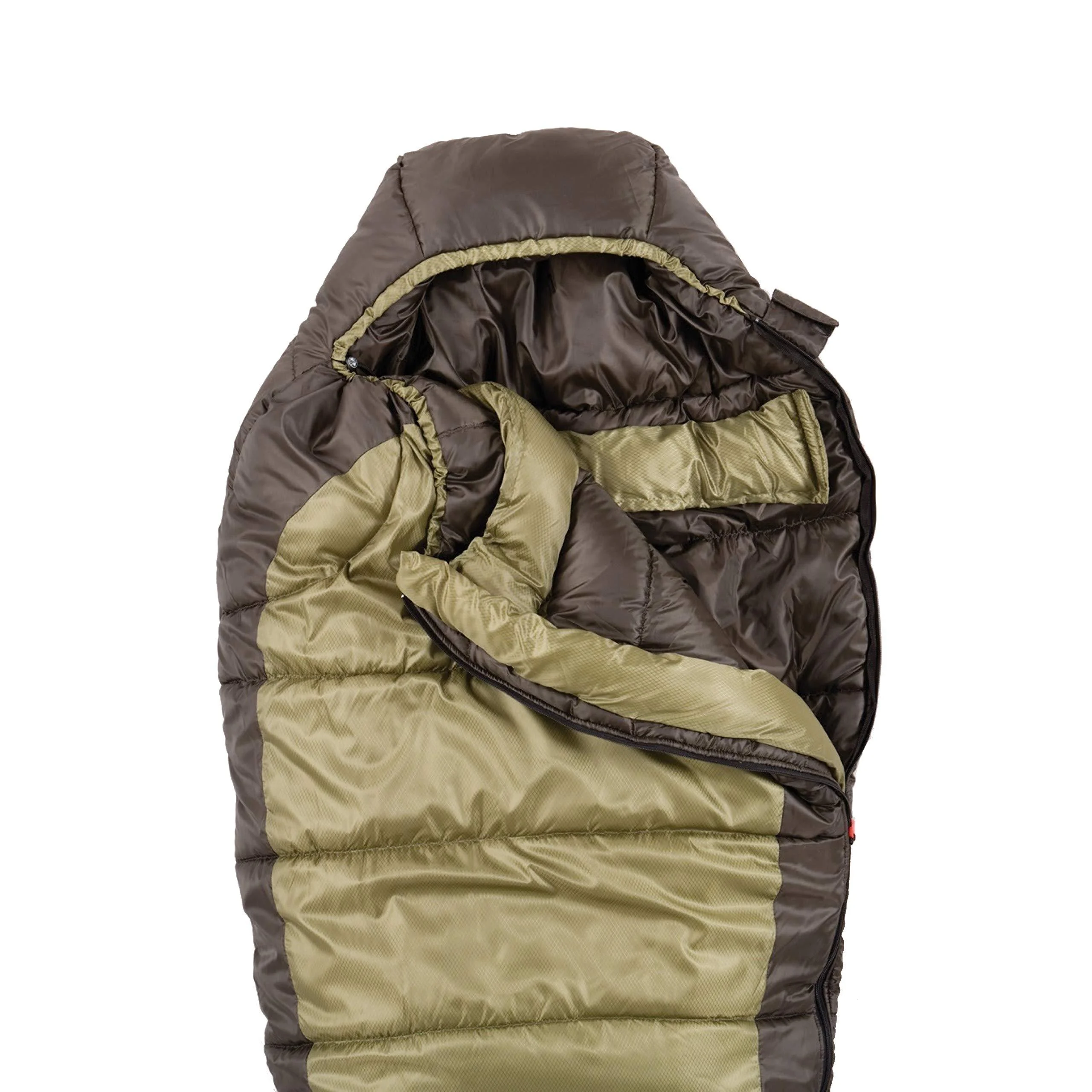 Coleman 0&deg;F Mummy Sleeping Bag for Big and Tall Adults | North Rim Cold-Weather Sleeping Bag Olive