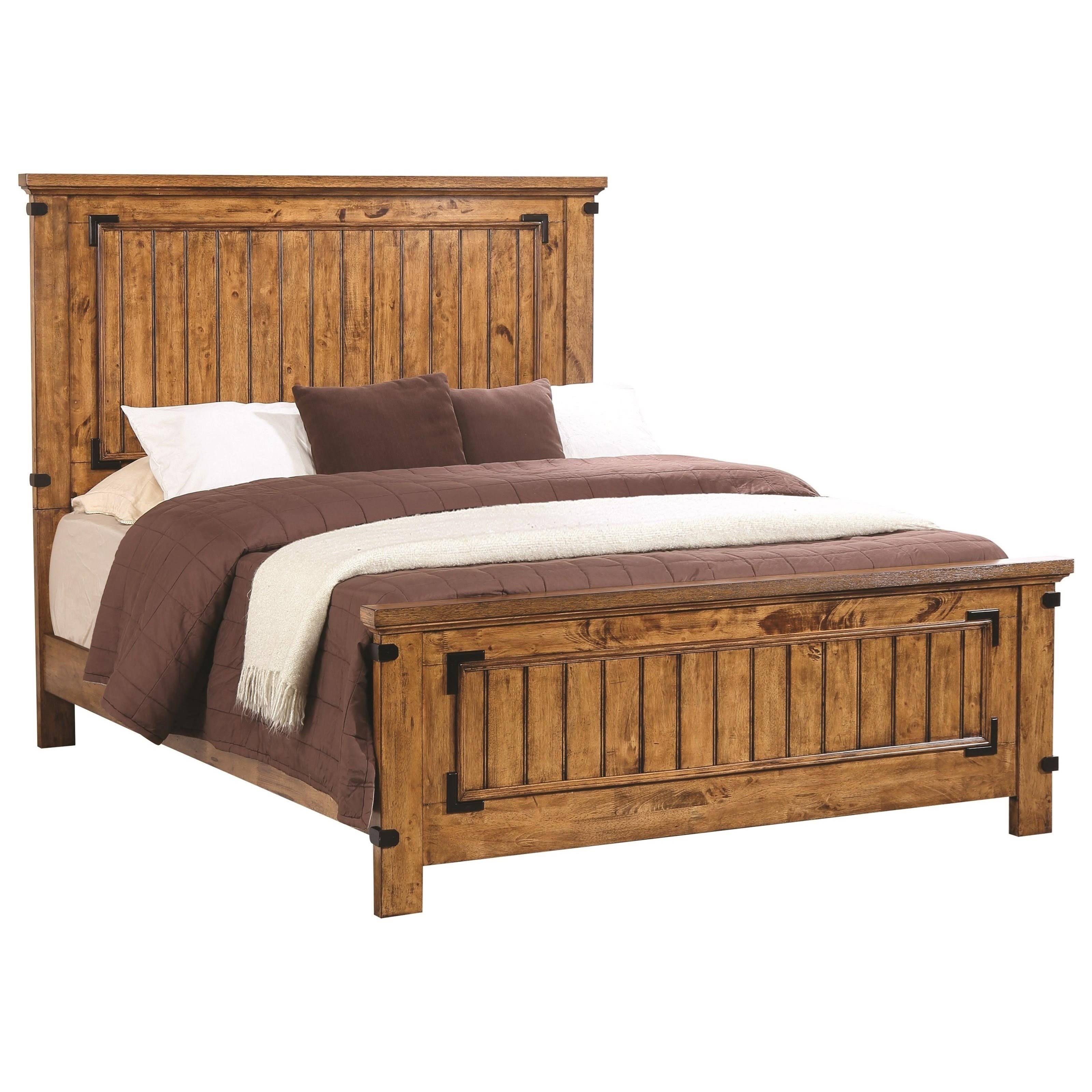Coaster Brenner Rustic Honey Full Panel Bed-205261F