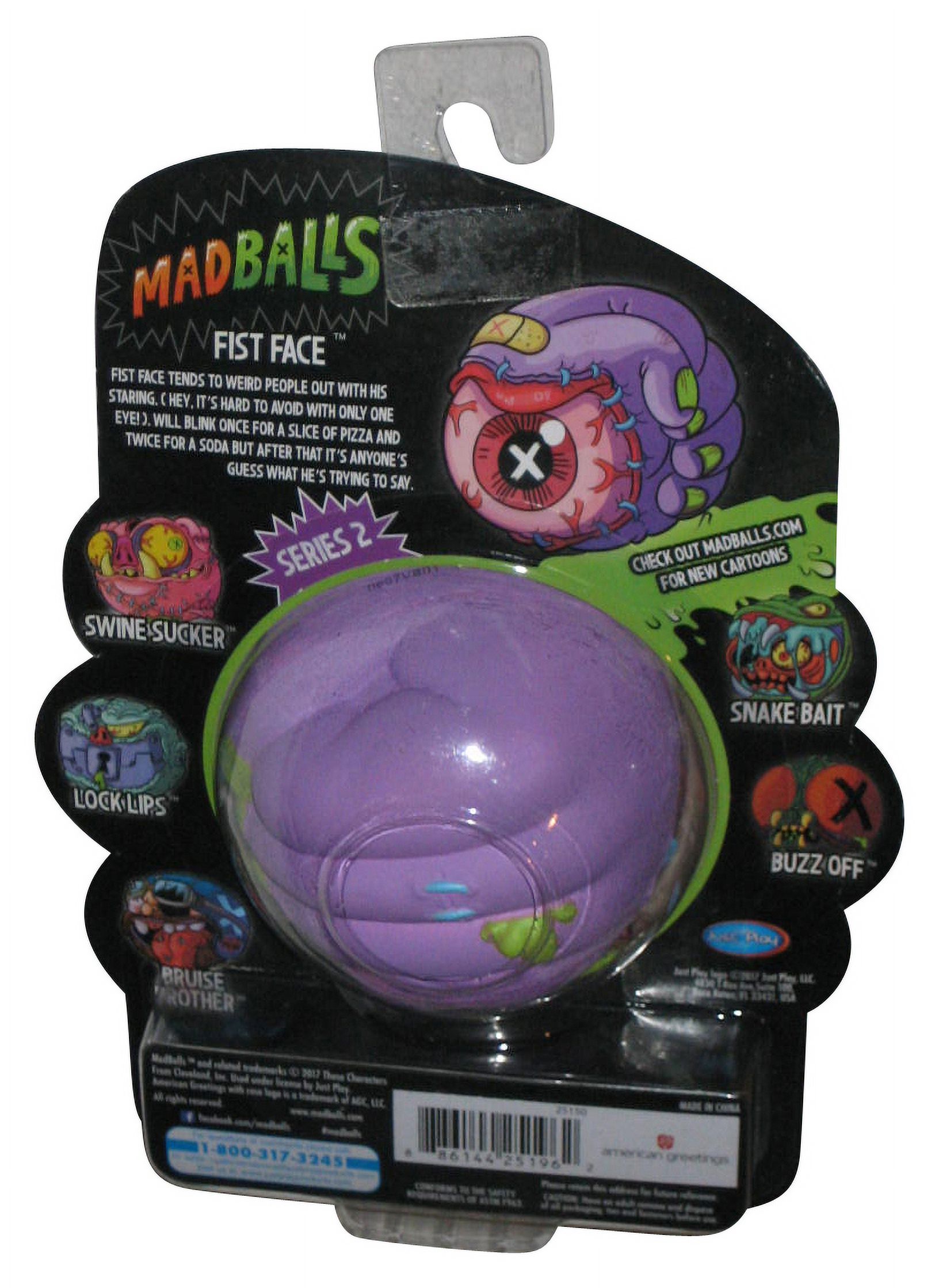 Madballs Fist Face Series 2 Collectibles (2017) Just Play Monster Ball Toy