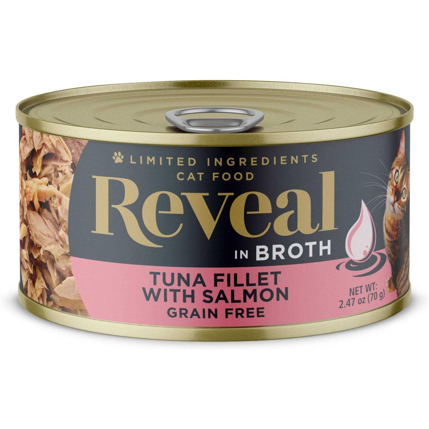 Reveal in Gravy Tuna Fillet Grain Free Cat Food - Pet Supplies online store