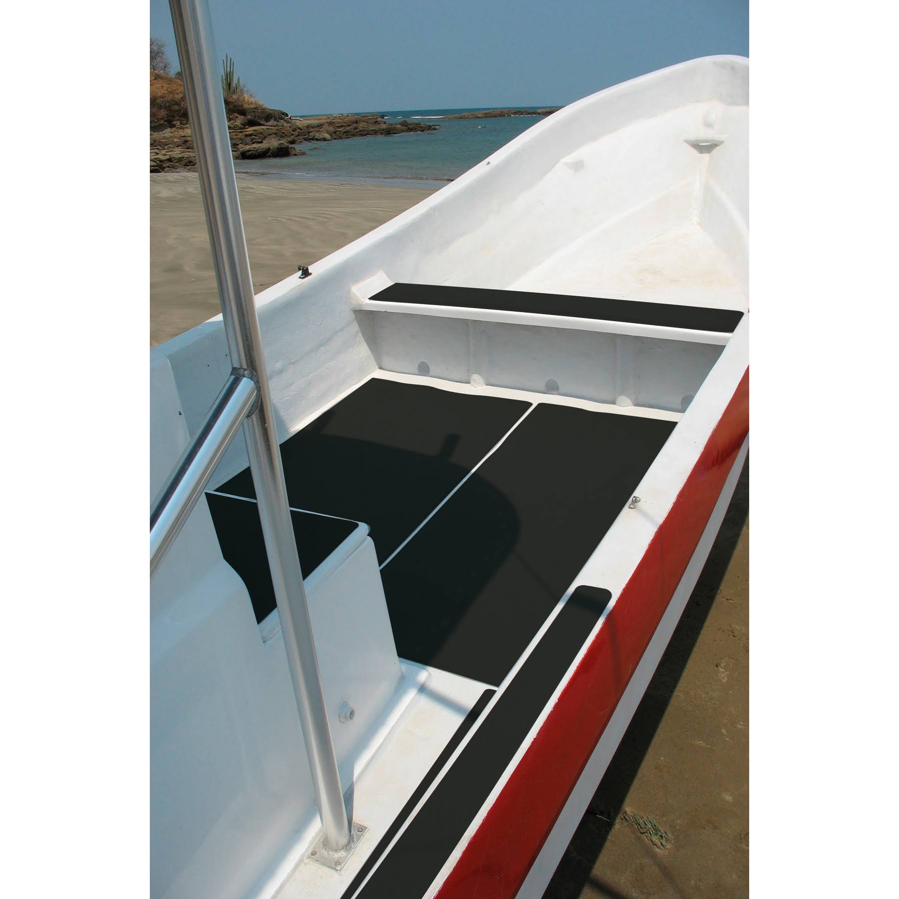 SeaDek 10917 Large Sheet 5mm 39x22 x 77x22 Midnight Black