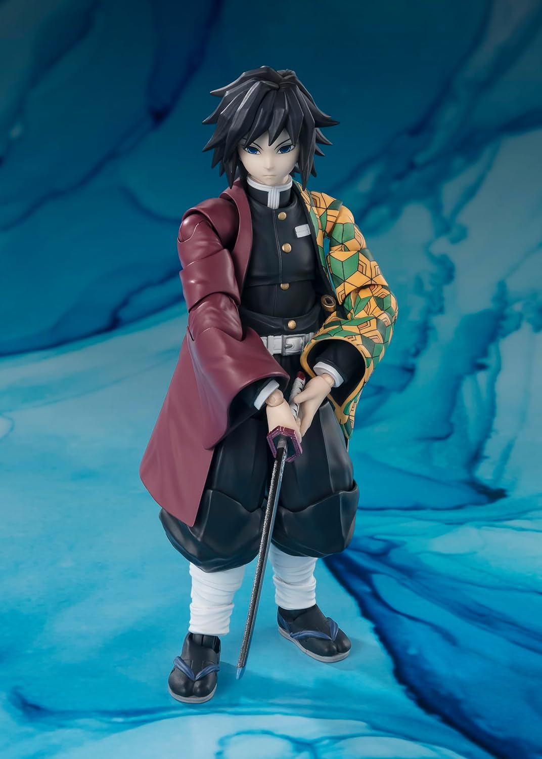 TAMASHII NATIONS - Demon Slayer: Kimetsu no Yaiba - Giyu Tomioka, Bandai Spirits S.H.Figuarts Action Figure