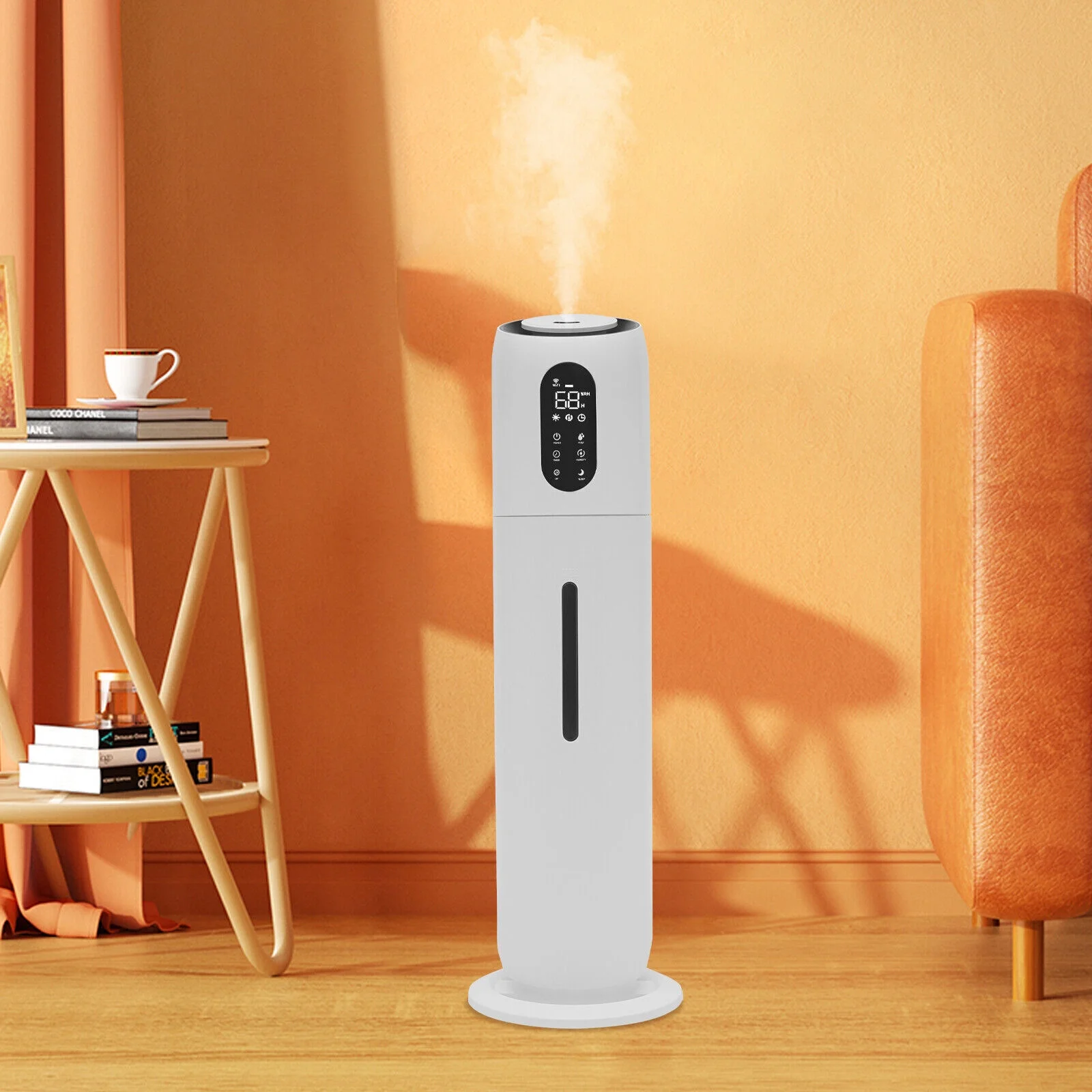 Miumaeov 9L Large Room Humidifier Whole House Ultrasonic Cool Mist Humidifier with Remote Control