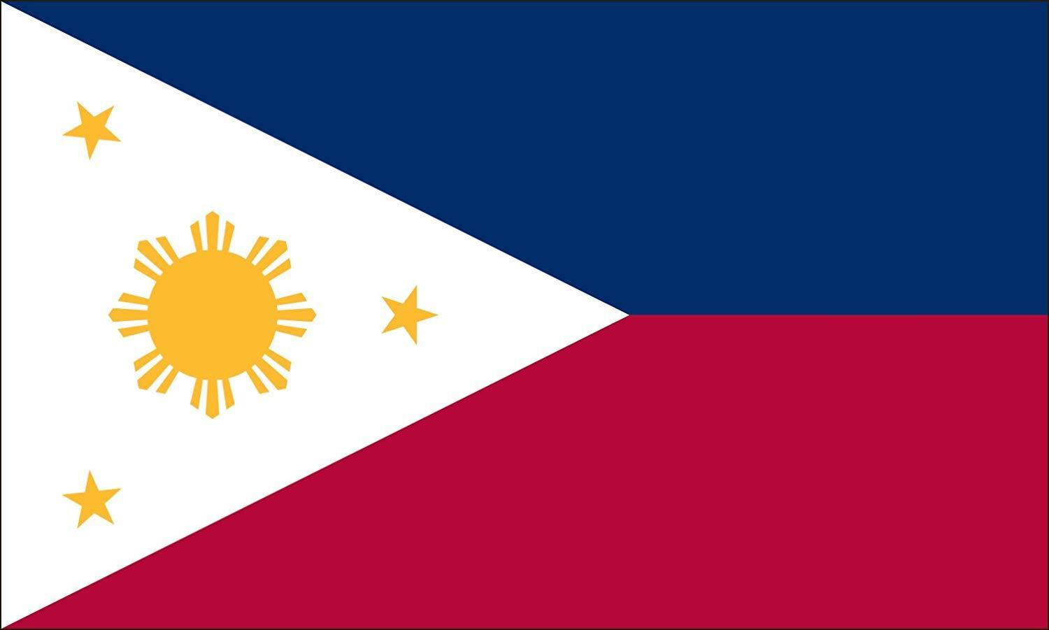 Valley Forge Flag 4-Foot by 6-Foot Nylon Philippines Flag