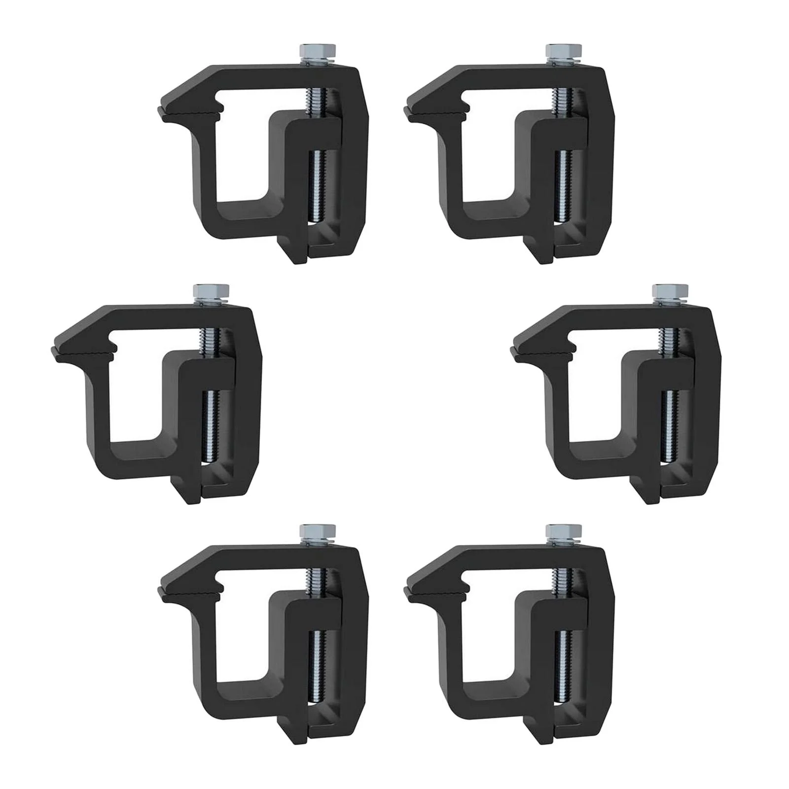 Aluminum Heavy Duty Mounting Clamps Truck Caps Camper Shell 6Pcs