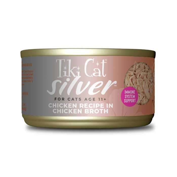 Tiki Cat Silver Chicken Seniors Wet Cat Food - Pet Supplies online store