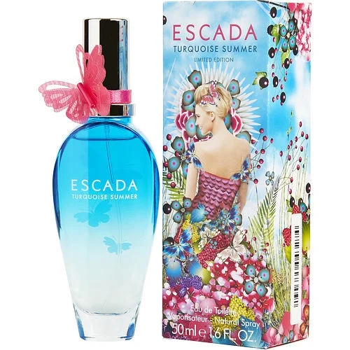 Escada Turquoise Summer Limited Edition EDT Spray - 1.6 oz - Vibrant Fruity Blend