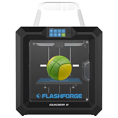 FLASHFORGE Guider IIS 3D Printer Auto Leveling with High Temperature Nozzle Large 3D Printer Built-in HD Camera, 280 * 250 * 300mm Printing Size for Industrial Use
