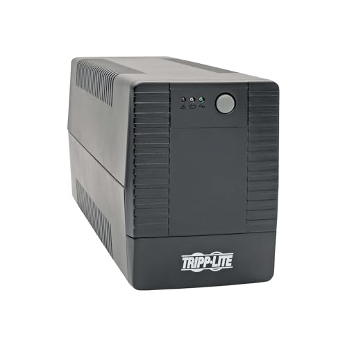 Tripp Lite UPS 450VA Battery Backup Uninterruptible Power Supply, 8 Outlets, Surge Protector, Compact Basic Standby for PC Computer Wi-fi Router & TV, 2-Year Warranty & $100,000 Insurance (BC450)
