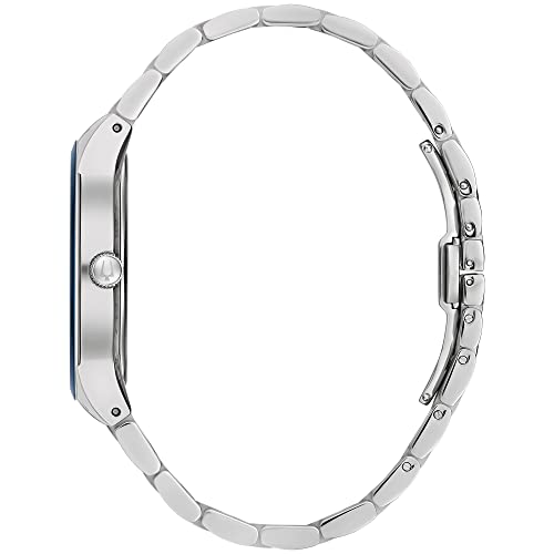 Bulova Men's Multi-Function 3-Hand Quartz Watch with Diamond Dial, Edge to Edge Crystal