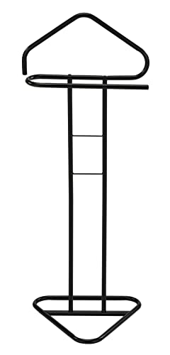 Kings Brand Furniture - Kalblins Metal Clothing Wardrobe Suit Valet Rack Stand, Black