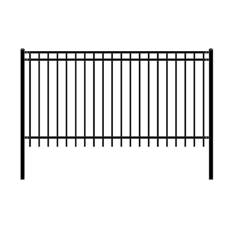 Aleko 8 ft. W Nice Unassembled Steel Fence Panel
