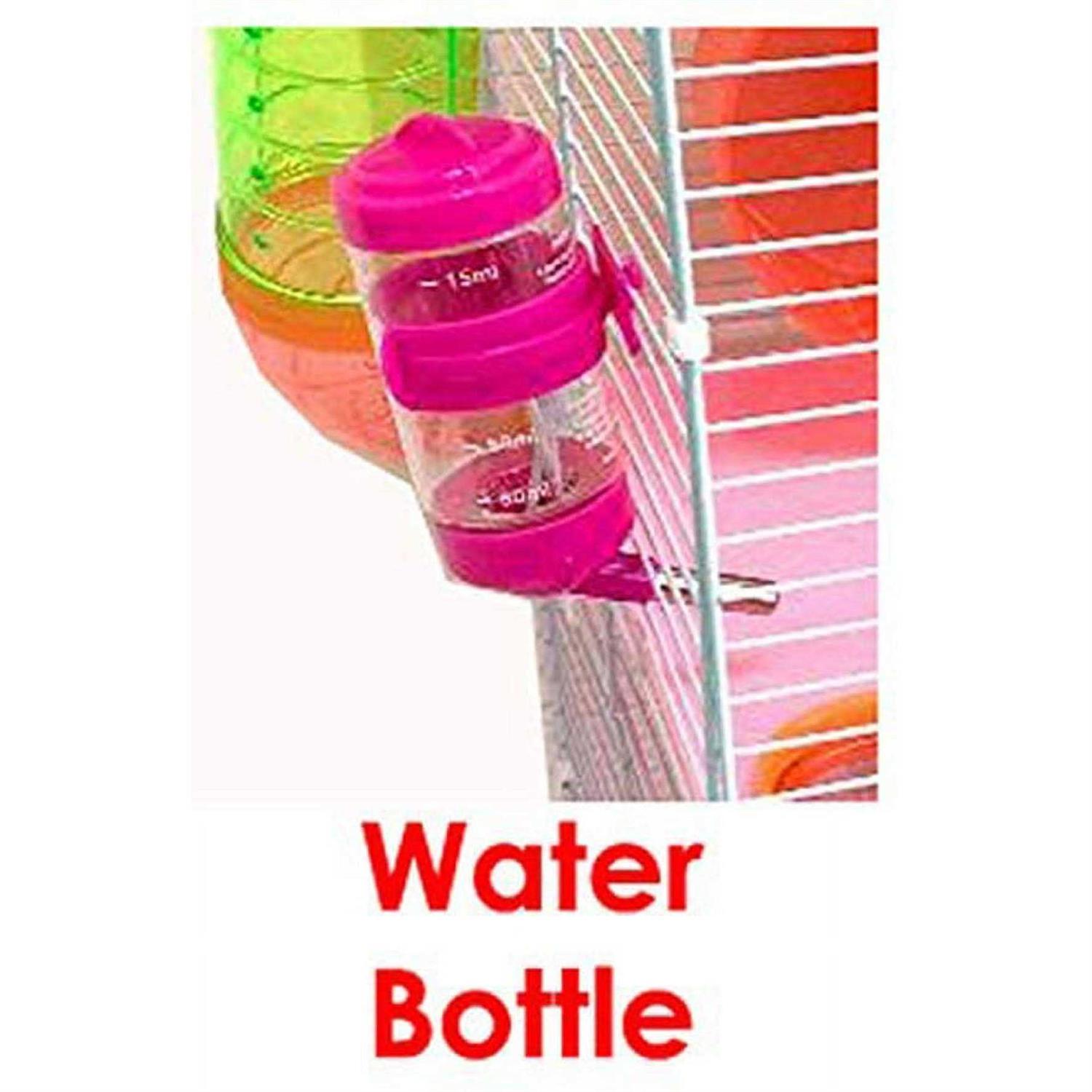 Mcage Pink Large 5-Levels Twin Tower Hamster Mouse Habitat Home House Critter Cage For Rodent Gerbil Mice Rat Wire Animal Cage With Long Crossover Tube - Pet Supplies online store