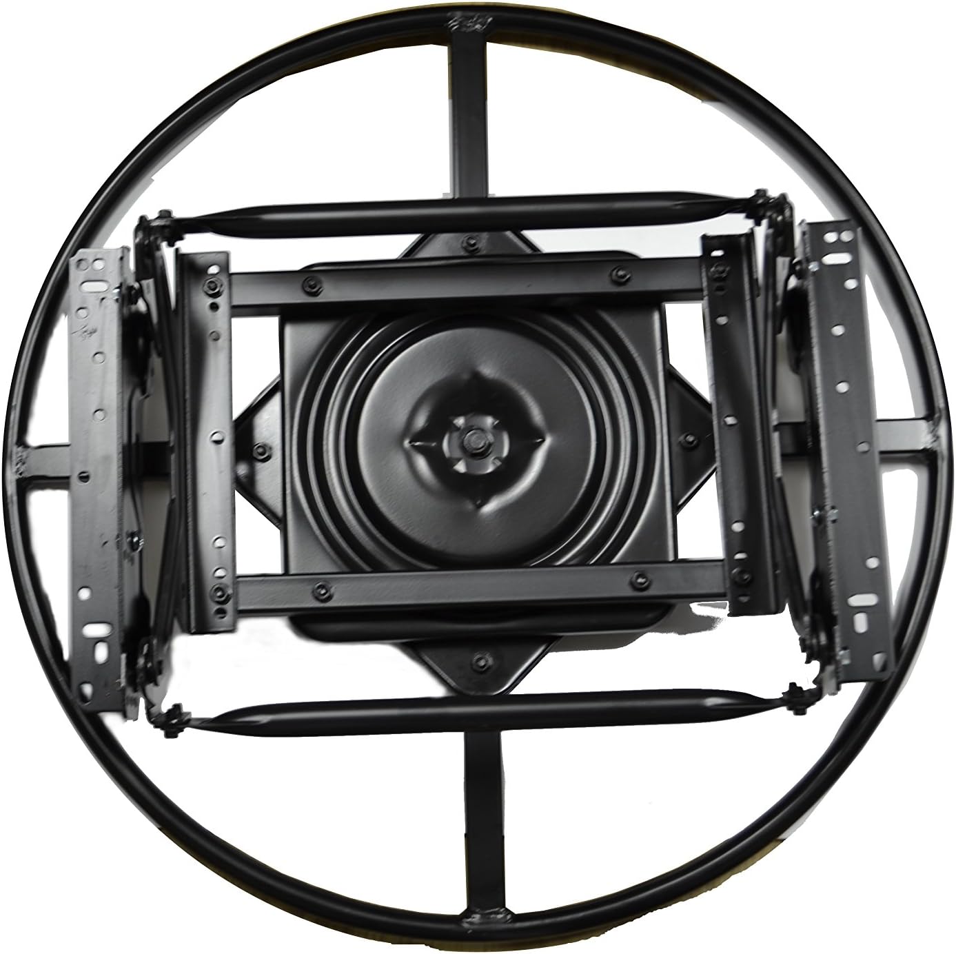 Furniture Rehab Low Profile Swivel Glider Ring Base 19.5 Inch Mounting Width 24 Inch Ring