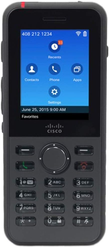 Cisco Unified Wireless IP Phone 8821 - Cordless Extension Handset - Bluetooth Interface - 2.4