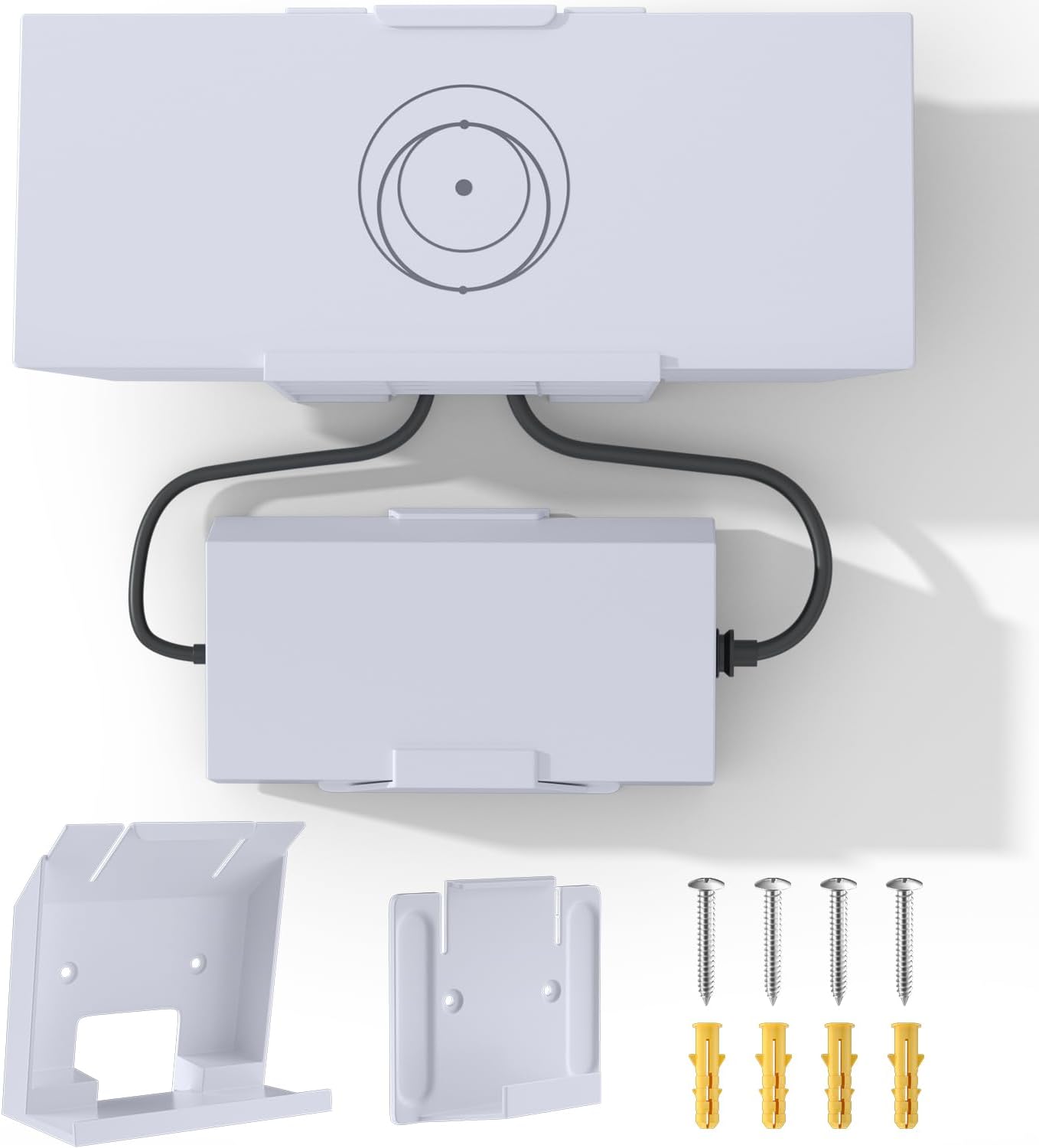Starlink Gen 3 Mount, Starlink Standard V3 Mesh Router and Starlink Gen 3 Power Supply Mounting Kit for Starlink V3 Gen 3 High Performance Standard Router