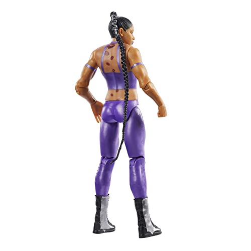 Mattel WWE WrestleMania Bianca Belair Action Figure, Collectible with 10 Points Articulation & Life-like Detail, 6-inch