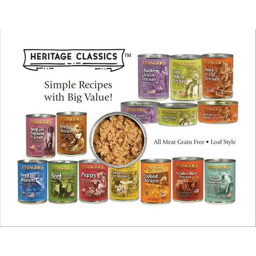 Evangers Classic Puppy Canned Dog Food - Pet Supplies online store