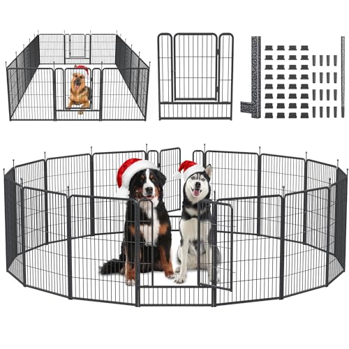 Mr Ironstone Dog Playpen with Anti-Rust Coating – 40