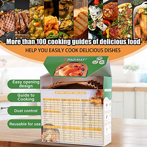 Air Fryer Disposable Paper Liners, Parchment Cooking Non-Stick Liner for Airfryer, Microwave Oven, Frying Pan, Oil-proof Air Fryers Filters Sheet Baking Basket