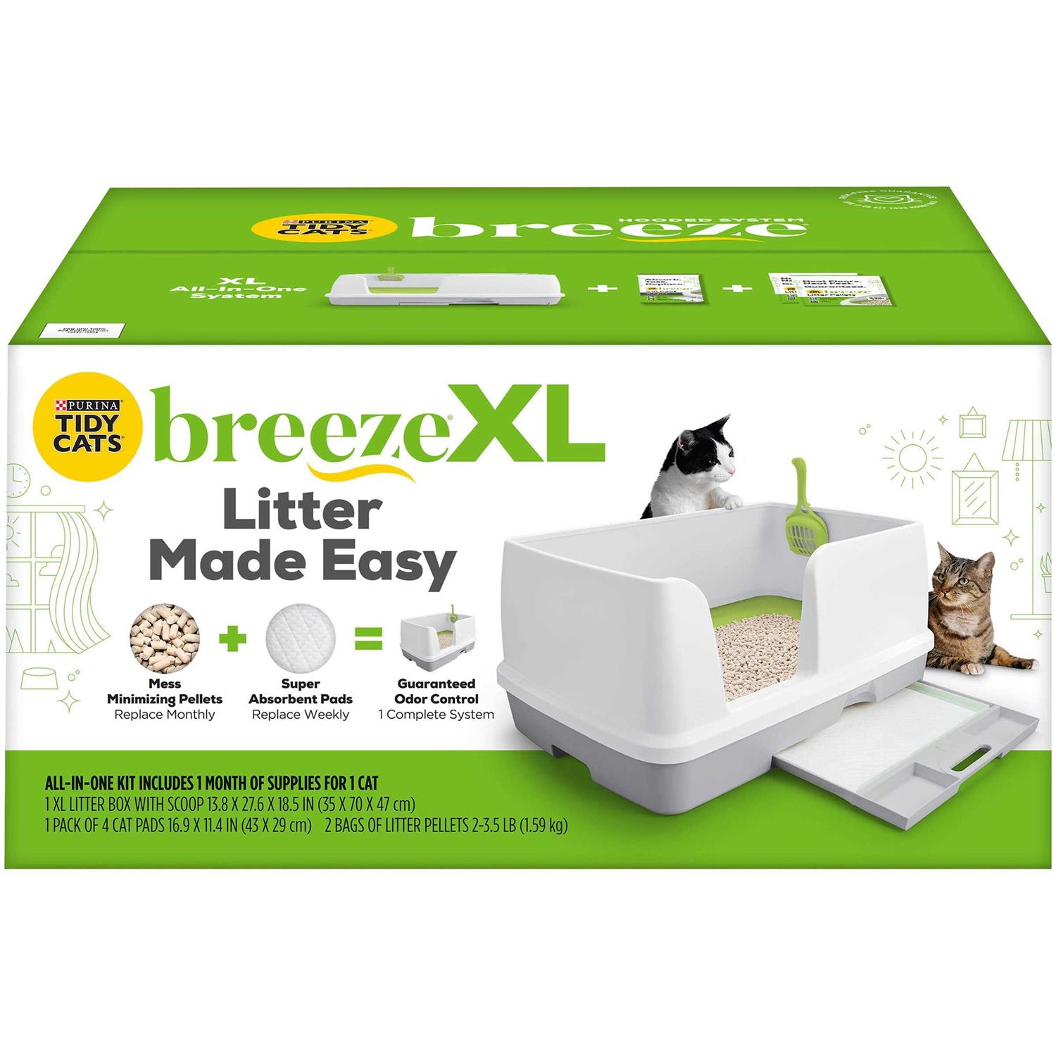 Purina Tidy Cats Breeze XL Cat Litter Box System - Pet Supplies online store
