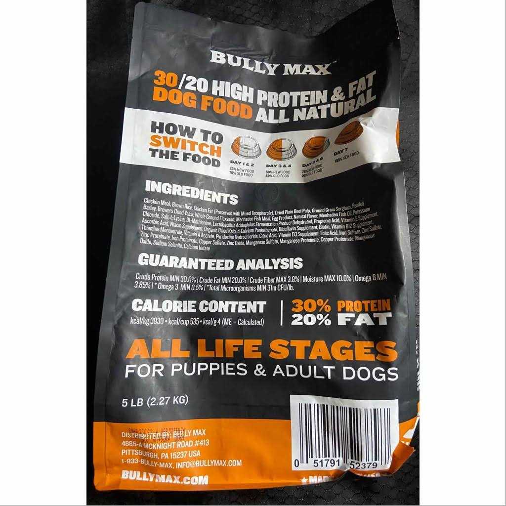 Bully Max High Performance Super Premium Dog Food - Pet Supplies online store