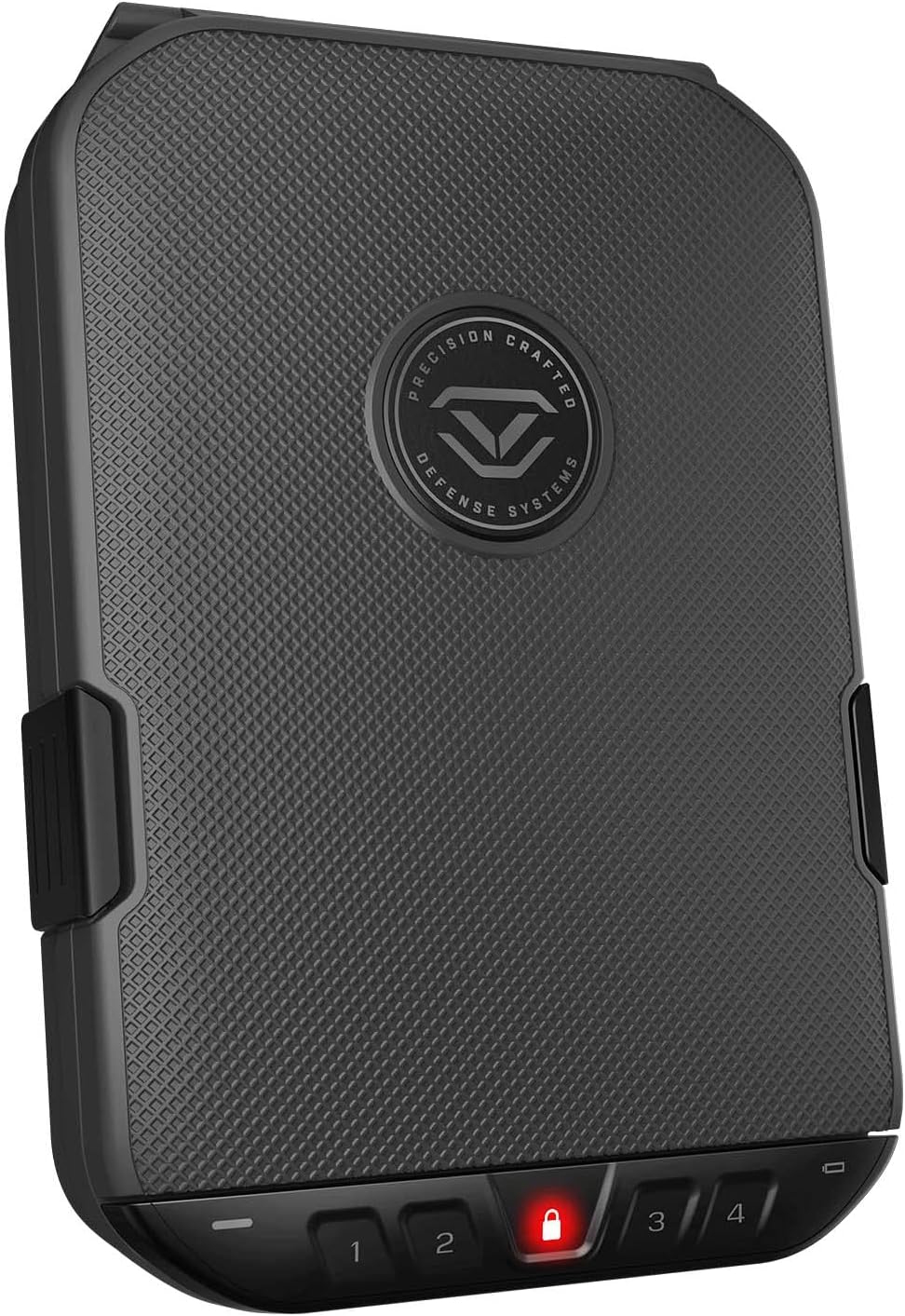 VAULTEK LifePod 2.0 Secure Waterproof Travel Case Rugged Electronic Lock Box Travel Organizer Portable Handgun Case with Backlit Keypad (Titanium Gray)