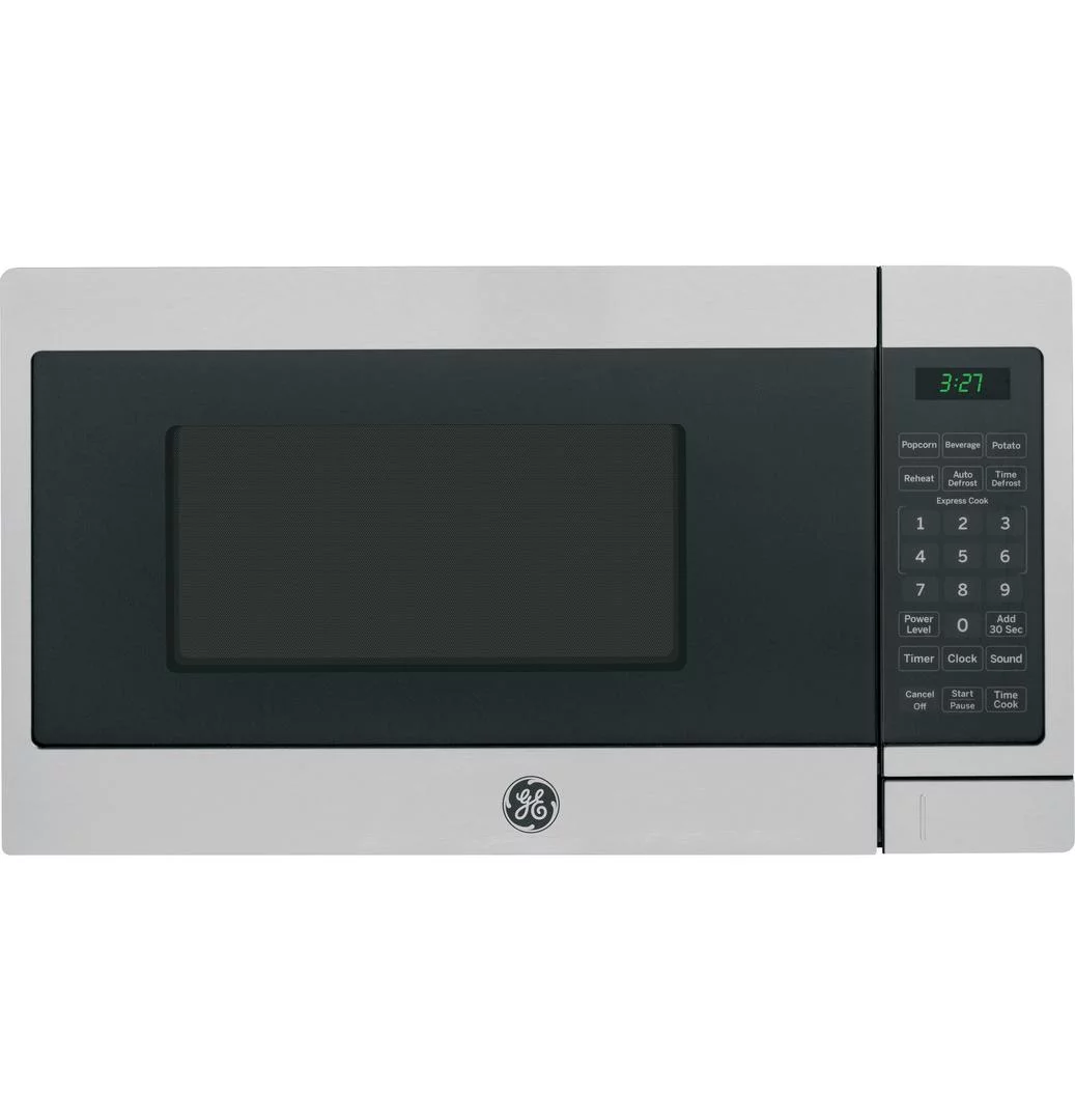 GENERAL ELECTRIC 0.7 Cu. Ft. Capacity Countertop Microwave Oven, Stainless Steel