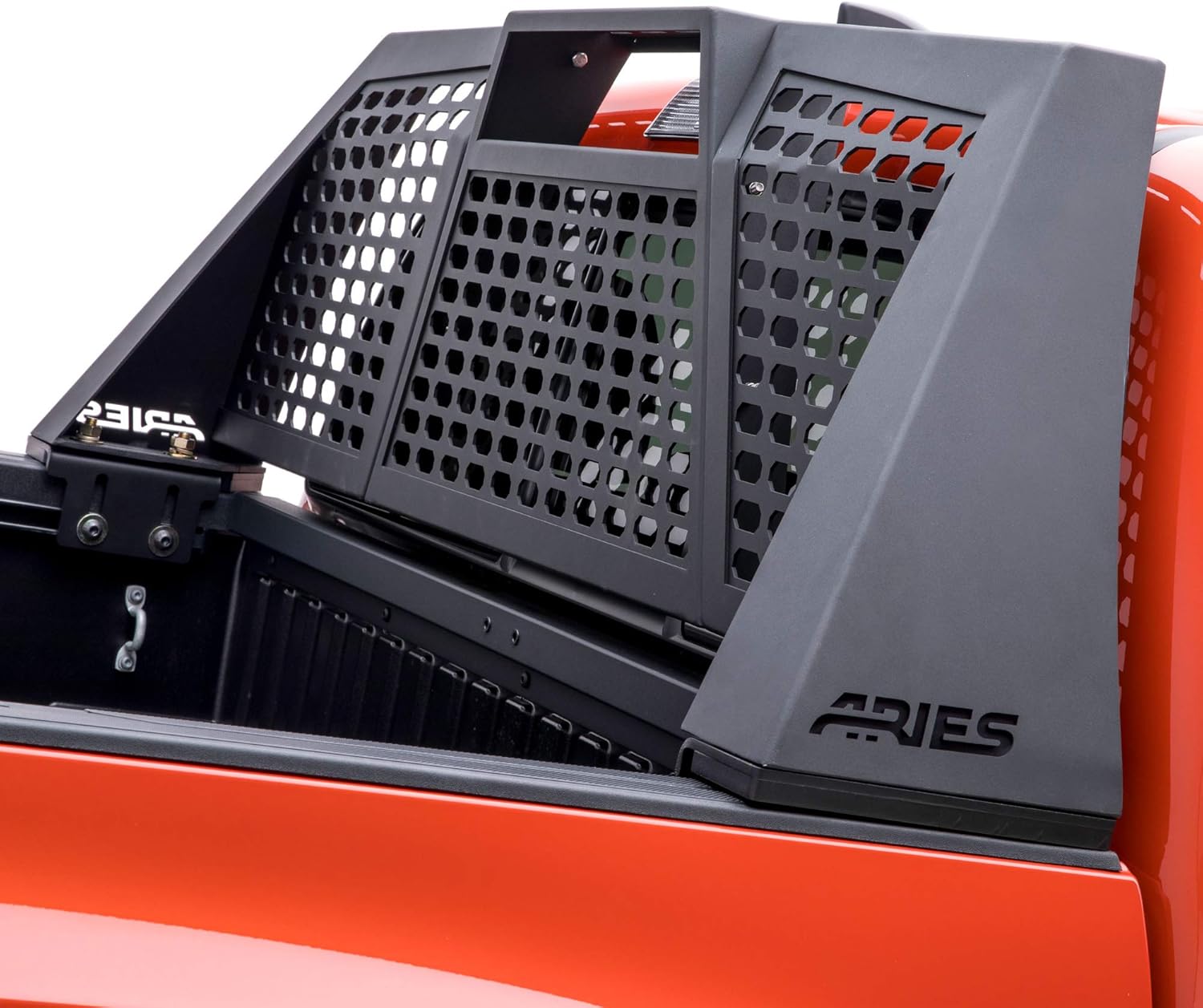 ARIES 1110115 Switchback Black Aluminum Truck Headache Rack Cab Protector, Select Toyota Tundra