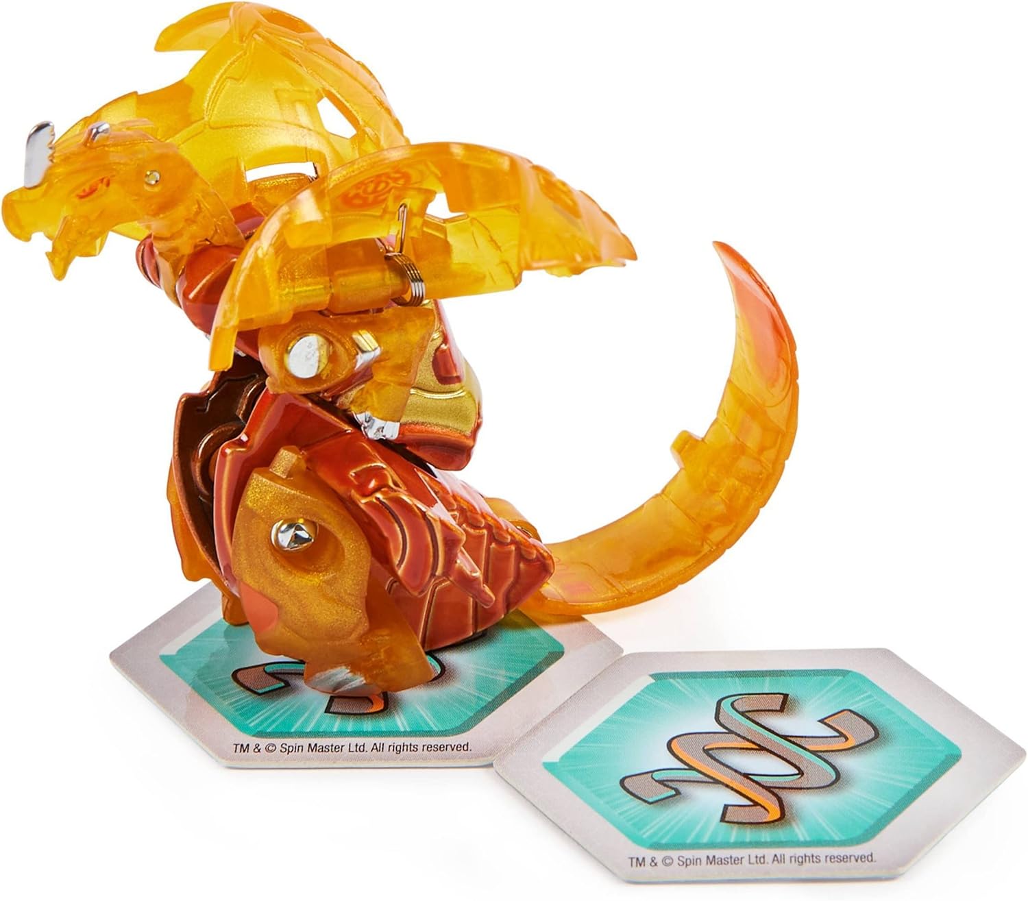 Bakugan Evolutions 2022 Platinum Series Die-cast Aurelus (Gold) Dragonoid