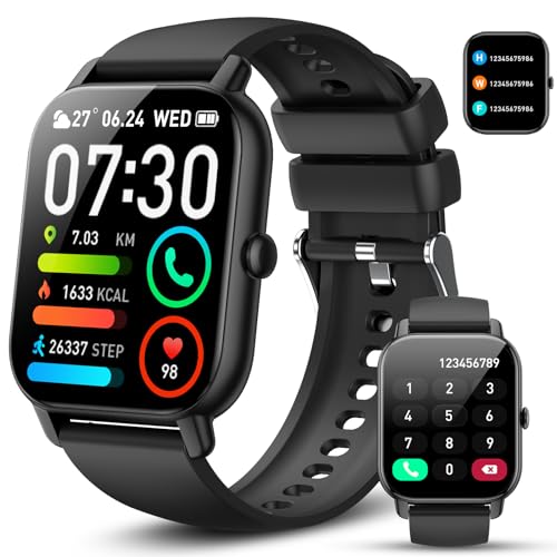 Smart Watch for Men Women (Answer/Make Call), 1.85