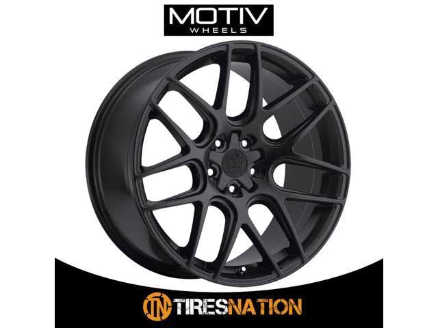 Motiv 409B Magellan 20x8.5 5x112/5x114.3 +40et Satin Black Wheel