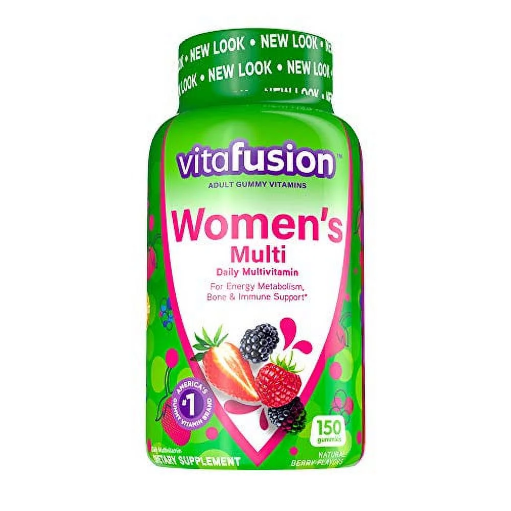 Vitafusion Women's Gummy Vitamins, Mixed Berries, 150 Count, 3 Pack