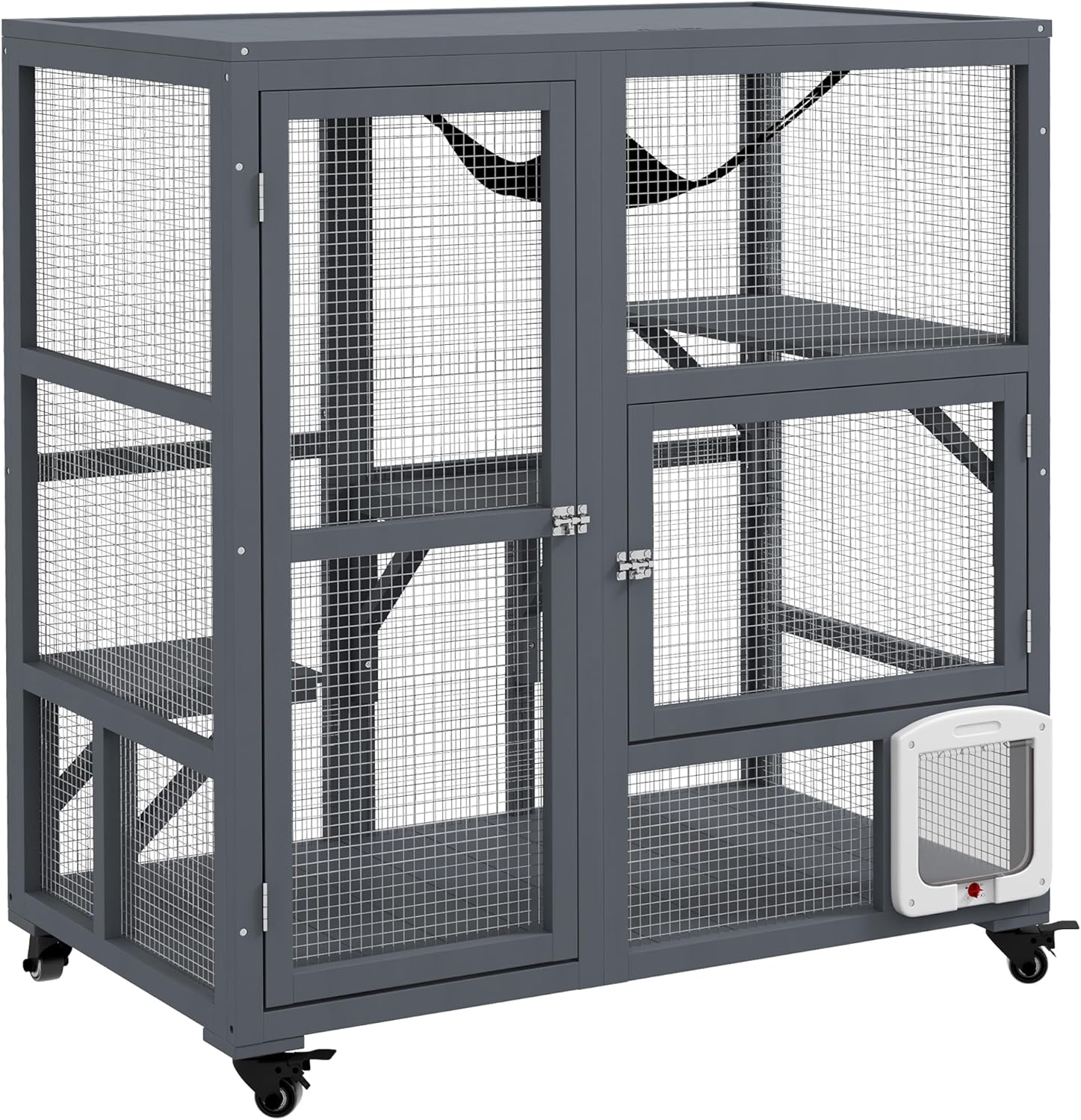 Catio Outdoor Cat Enclosure with Roof Cat House Height 37